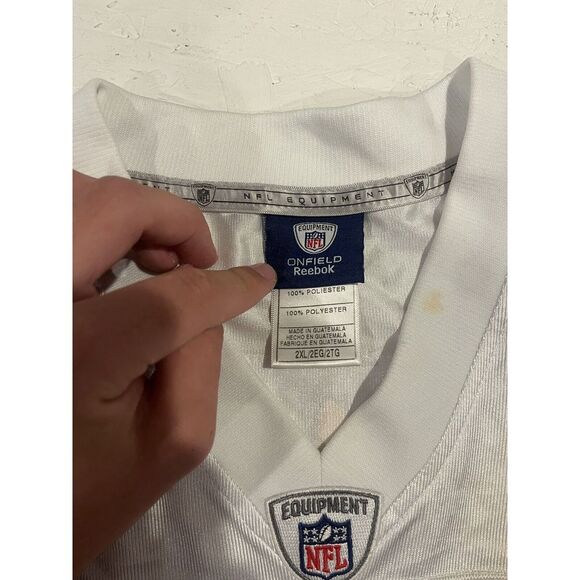 NFL Reebok Pittsburgh Steelers Ward 86 Jersey Size 2XL White Super Bowl XLIII - Picture 8 of 12